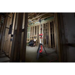 Milwaukee M18 18-Volt Lithium-Ion Cordless Rocket Dual Power Tower Light with HIGH OUTPUT XC 8.0 Ah Battery