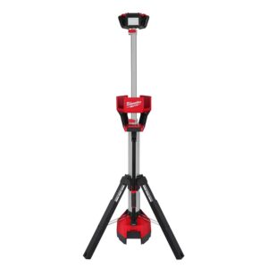 Milwaukee M18 18-Volt Lithium-Ion Cordless 6,000 Lumens Rocket Dual Power Tower Light with Charger (Tool-Only)