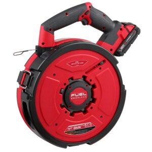 Milwaukee M18 Fuel 18-Volt Lithium-Ion Brushless Cordless Angler 120 ft. Steel Pulling Fish Tape Kit W/ (2) 2.0Ah Batteries