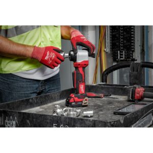 Milwaukee M18 18-Volt Lithium-Ion Cordless Cable Stripper Kit for Cu and Al RHW/RHH/USE Wire Cutting
