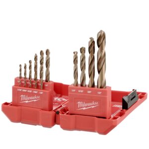 Milwaukee Black Oxide Step Drill Bit Set with Cobalt Drill Bit Set (21-Piece)