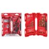 Milwaukee Titanium SHOCKWAVE Impact Duty Step Bit Kit with Cobalt Drill Bit Set (18-Piece)