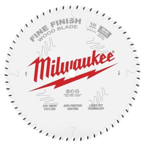 Milwaukee 10 in. x 40-Tooth and 60-Tooth Circular Saw Blades (2-Pack)