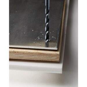Milwaukee 1/4 in. x 12 in. Thunderbolt Aircraft Length Black Oxide Drill Bit
