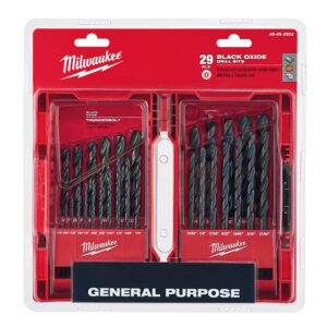 Milwaukee Black Oxide Drill Bit Set (29-Piece)