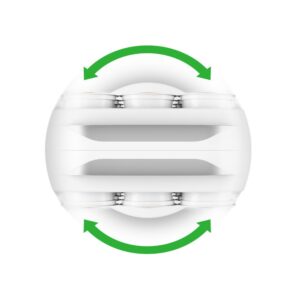 Mind Reader 30-Capacity White K-Cup Storage and Coffee Pod Carousel