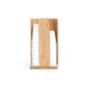 Mind Reader Tawny Bamboo Rotating Cup Holder and Lid Holder
