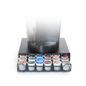 Mind Reader Bam 36-Capacity Metal Mesh Coffee Pod Drawer in Black