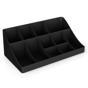 Mind Reader Organizer Black for Coffee Condiments and Snacks