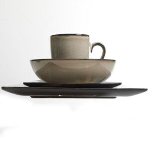 GIBSON elite Bloomington 16-Piece Casual Miscellaneous Stoneware Dinnerware Set (Service for 4)