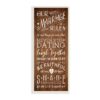 Stupell Industries 7 in. x 17 in. "Our Marriage Rules" by Stephanie Workman Marrott Printed Wood Wall Art