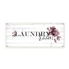 Stupell Industries 7 in. x 17 in. "Vintage Chic Laundry Room" by Ashley Hutchins Printed Wood Wall Art