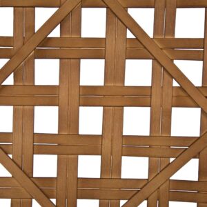 Glitzhome 22 in. Dia Hydrangea Rose Wreath with 24 in. L Bamboo Tobacco Basket