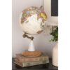 LITTON LANE 14 in. x 8 in. New Traditional Decorative Globe in Multi Colors