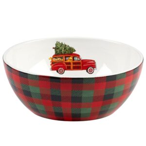 Certified International Home For Christmas Serving Bowl