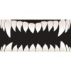My Door Decor 7 ft. x 16 ft. Scary Teeth Halloween Garage Door Decor Mural for Double Car Garage Car Garage