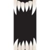 My Door Decor 36 in. x 80 in. Scary Teeth Halloween Front Door Decor Mural