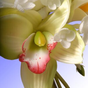 National Tree Company 10.25 in. White Rose and Calla Lily Bouquet