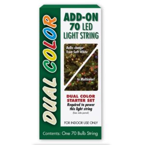 National Tree Company 70 Bulb Dual® Color LED Light String ADD-ON SET, 10 Function