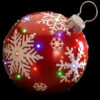 National Tree Company 18 in. Pre-Lit Ball Ornament Decoration
