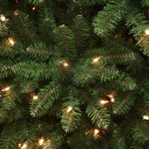 National Tree Company 10 ft. Kingswood Fir Pencil Artificial Christmas Tree with Clear Lights
