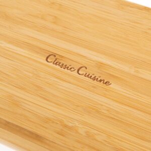 Classic Cuisine Bamboo Oval Serving Tray