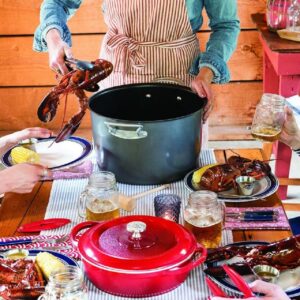 Nordic Ware 20 qt. Steel Nonstick Stock Pot in Stainless Steel