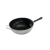Nordic Ware Rangeware 12.5 Steel Nonstick Wok in Black