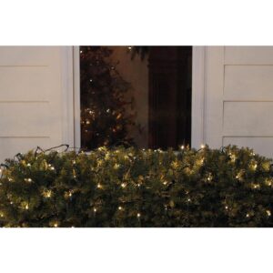Northlight 4 ft. x 6 ft. Warm White LED Net Style Christmas Lights with Green Wire