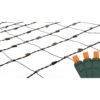 Northlight 4 ft. x 6 ft. Orange LED Net Style Christmas Lights with Green Wire