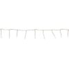 Northlight 40-Light LED Pure White Fairy Christmas Lights with Remote Control 6 ft.