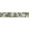Northlight 2.5 in. x 16 yds. Christmas Holly Berries Wired Craft Ivory Ribbon