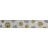 Northlight 2.5 in. x 16 yds. Gold and Silver Glitter Polka Dots on Metallic Wired Ribbon