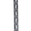 Northlight 2.5 in. x 16 yds. Grey and White Nordic Reindeer Wired Craft Ribbon