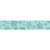 Northlight 2.5 in. x 16 yds. Shimmering and Sparkly Aqua Snowflake Wired Craft Ribbon