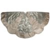 Northlight 48 in. Golden Sequined Scalloped Christmas Tree Skirt with Gold Sateen Trim
