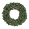 Northlight 30 in. B/O Pre-Lit LED Canadian Pine Artificial Christmas Wreath - Clear Lights