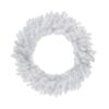 Northlight 30 in. Battery Operated Pre-Lit LED Artificial Christmas Wreath with Multi-Lights in Snow White