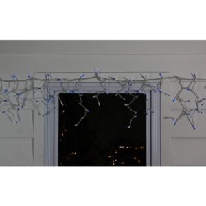 Northlight 7 ft. 100-Light Blue Mini Icicle Lights