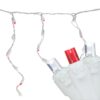 Northlight 6.75 ft. 100-Light Red and Pure White LED Wide Angle Icicle Lights