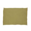 Noble House Brindle Olive Cotton Throw Blanket with Fringes