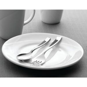 Oneida Tidal 18/0 Stainless Steel Round Bowl Soup Spoons (Set of 12)