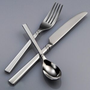 Oneida Shaker 18/0 Stainless Steel Dessert/Salad Forks (Set of 12)