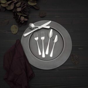 Oneida New Rim Silver 18/0 Stainless Steel Dinner Fork (12-Pack)