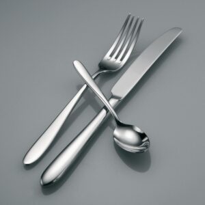 Oneida Mascagni 18/10 Stainless Steel Teaspoons and European Size (Set of 12)