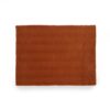Noble House Cascara Orange Corduroy Plush Throw Blanket