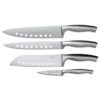 Ozeri 5-Piece Stainless Steel Knife and Sharpener Set, with Japanese Stainless Steel Slotted Blades