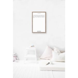 Petal Lane Journey - Thoreau Rustic Brown Frame Magnetic Memo Board