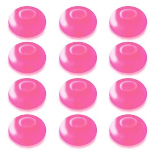 LUMABASE 1.25 in. D x 0.875 in. H x 1.25 in. W Pink Floating Blimp Lights (12-Count)