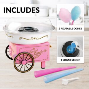 Nostalgia 450 W Pink Cotton Candy Maker